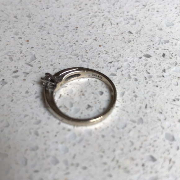 Diamonds and white gold ring - Picture 4 of 4